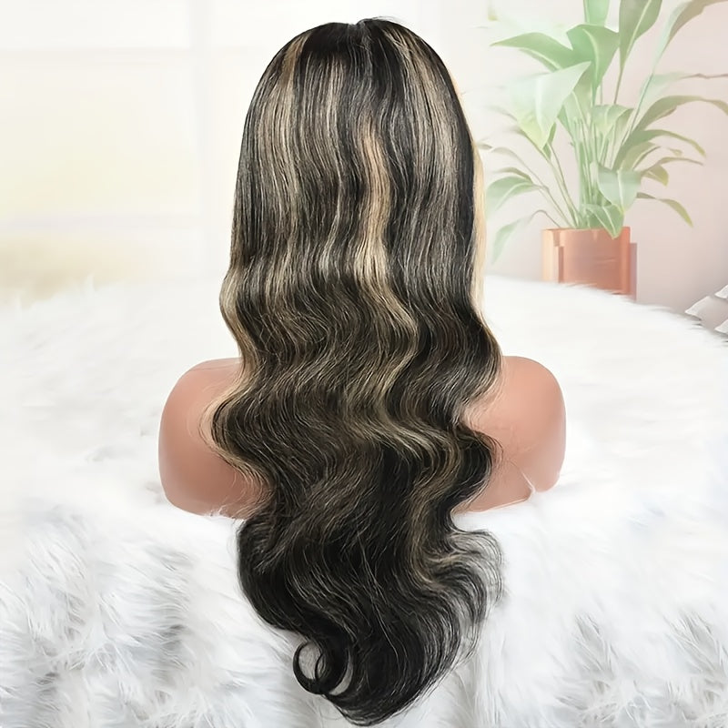 Hot Selling New Styles 13x6 Lace Front Wig Human Hair 1B/27 13x6 HD Body Wave Lace Front Wig For Women Pre-plucked With Baby Hair 180% Density Wig Reusable For Daily Life, Party, Dating, Cosplay 20-34 Inch